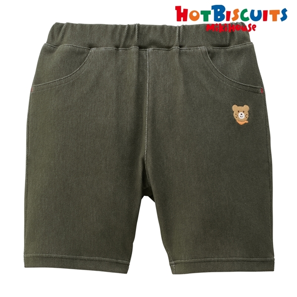 [ベビー] ハーフパンツ カーキ[ミキハウス　ホットビスケッツ] カーキ 80cm