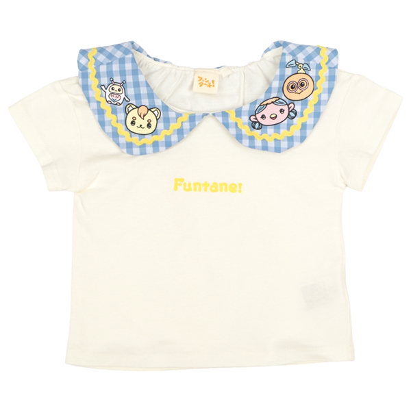[ベビー]衿つきTシャツ　ファンターネ！ ホワイト 80cm