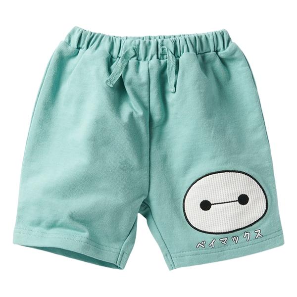 [ベビー]ハーフパンツ　アップリケ　ベイマックス　ペパーミント ペパーミント 80cm