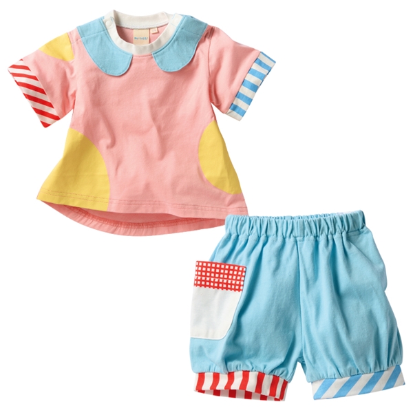 [ベビー]セットアップ　みいつけた！　スイちゃん ピンク 80cm