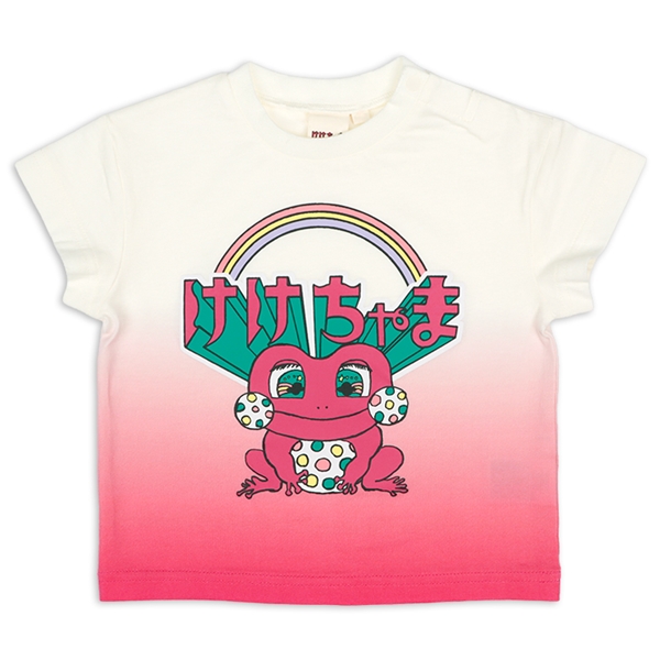 [ベビー]プリントTシャツ　けけちゃま ホワイト 80cm