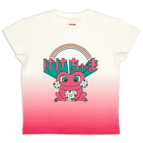 [キッズ]プリントTシャツ　けけちゃま ホワイト 100cm