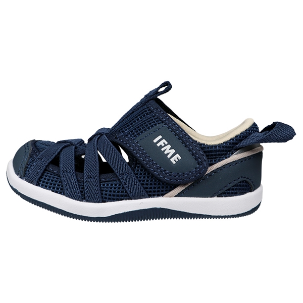 [12.0~14.5cm]イフミーベビーサンダル　ネイビー ネイビー 12.0cm