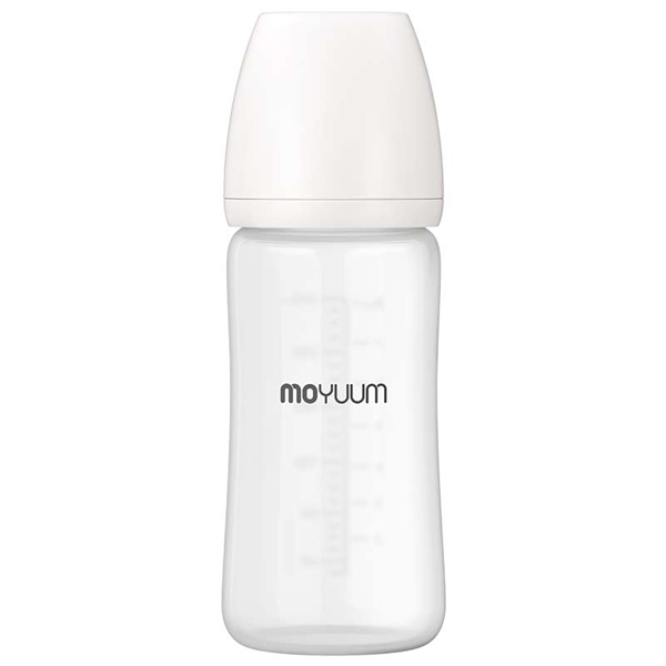 MOYUUM(モユム) シリコーンコーティング ガラス 哺乳瓶 240ml 240ml