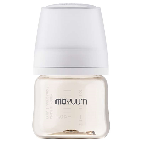 MOYUUM(モユム) プラスチック 哺乳瓶 ホワイト 80ml PPSU製 80ml