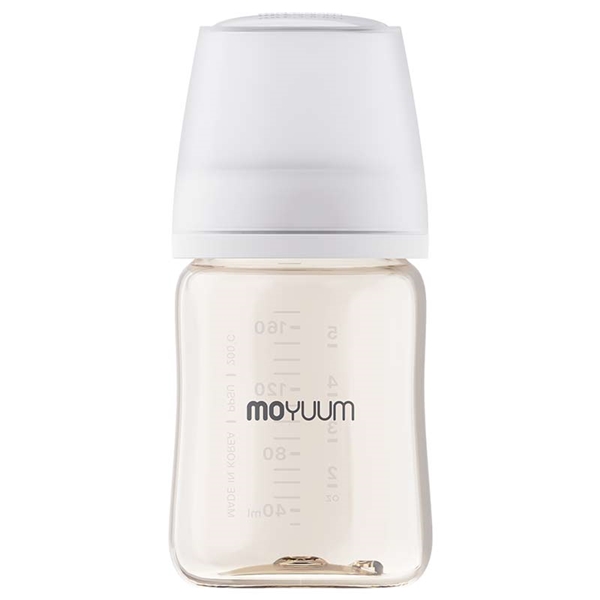 MOYUUM(モユム) プラスチック 哺乳瓶 ホワイト 170ml PPSU製 170ml