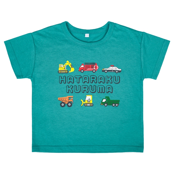 [キッズ]半袖TシャツBOY　グリーン グリーン 100cm