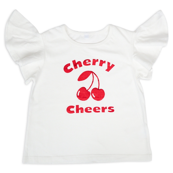 [キッズ]半袖TシャツGIRLS　オフホワイト オフホワイト 100cm