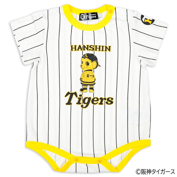 阪神コラボ　ロンパース　オフホワイト オフホワイト 70cm