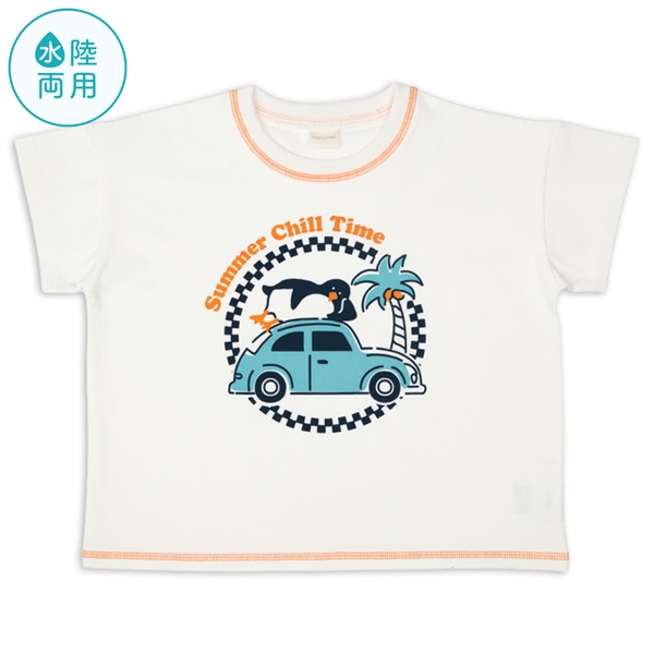[キッズ]半袖　Ｔシャツ　水陸両用　オレンジ オレンジ 100cm