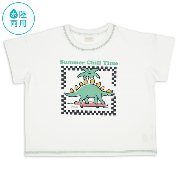 [キッズ]半袖　Ｔシャツ　水陸両用　グリーン グリーン 100cm