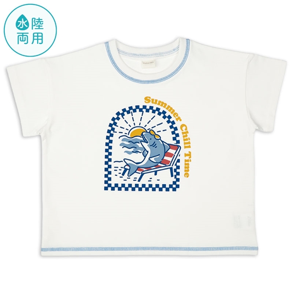 [キッズ]半袖　Ｔシャツ　水陸両用　ブルー ブルー 100cm