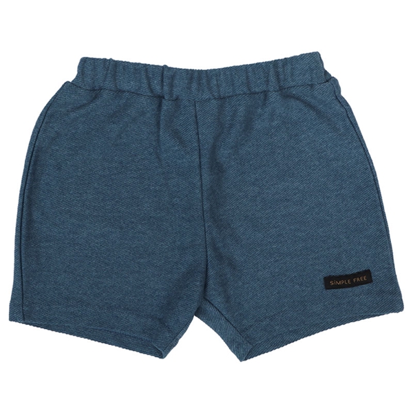 【SALE】[ベビー]ショートパンツ　ニットツイル　ネイビー ネイビー 95cm