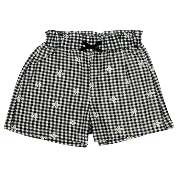 【SALE】[ベビー]ショートパンツ　ニットツイル　ブラック ブラック 80cm