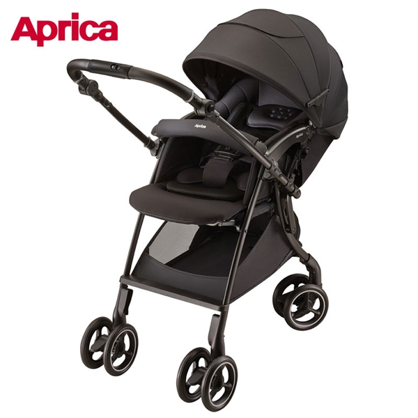 【3/27発売】ラクーナ クッション フリー プラスAE ショコラブラック 2026年モデル ベビーカー　入荷案内受付中 ブラック