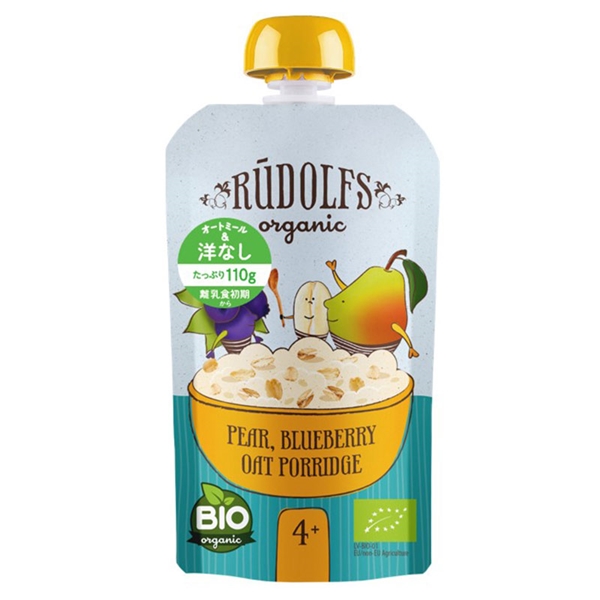 Rudolf 有機フルーツのベビースムージー オートミール＆洋なし