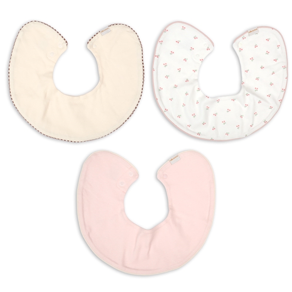 ３６０度スタイ　３枚組　ラウンドタイプ　ベージュ ベージュ 70~95cm