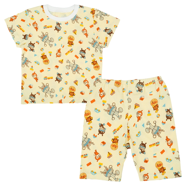 [キッズ]総柄パジャマ　アンパンマン　イエロー イエロー 100cm