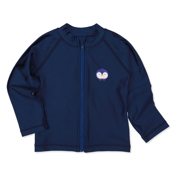 [ベビー]ラッシュガード ペンギン柄 ネイビー 80cm