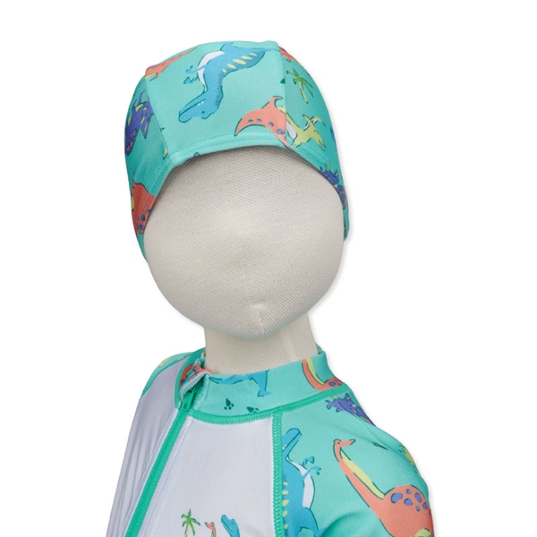 [48～52cm]スイムキャップ 恐竜 グリーン Ｆ