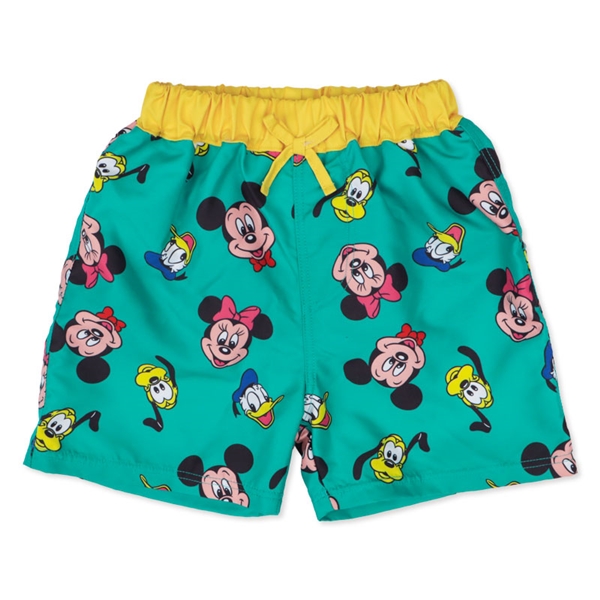 [キッズ]サーフパンツ ミッキー グリーン 100cm