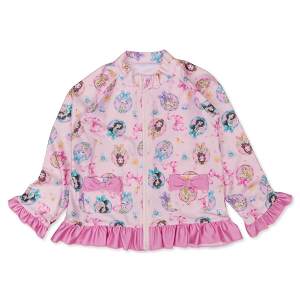 [キッズ]ラッシュガード プリンセス ピンク 100cm