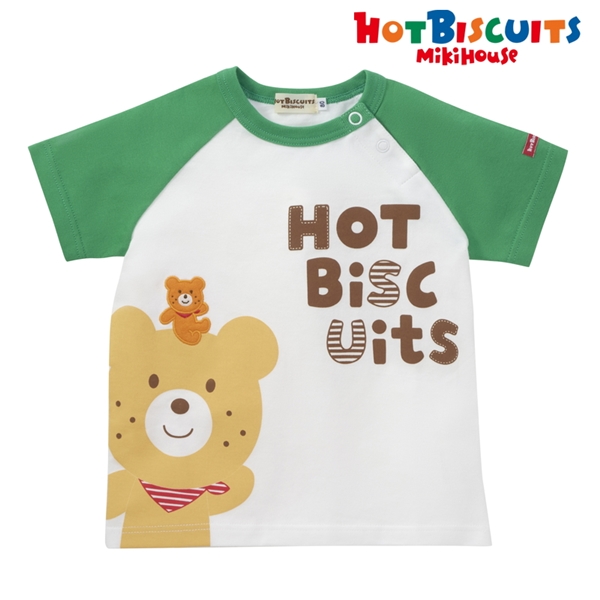 [ベビー] Ｔシャツ グリーン　[ミキハウス　ホットビスケッツ] グリーン 80cm