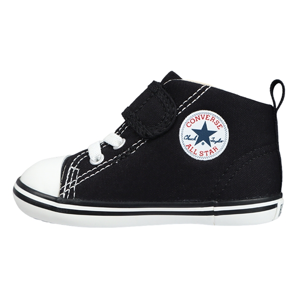 [12.0~14.0cm]コンバース　ベビーオールスター　V－1　ブラック ブラック 12.0cm
