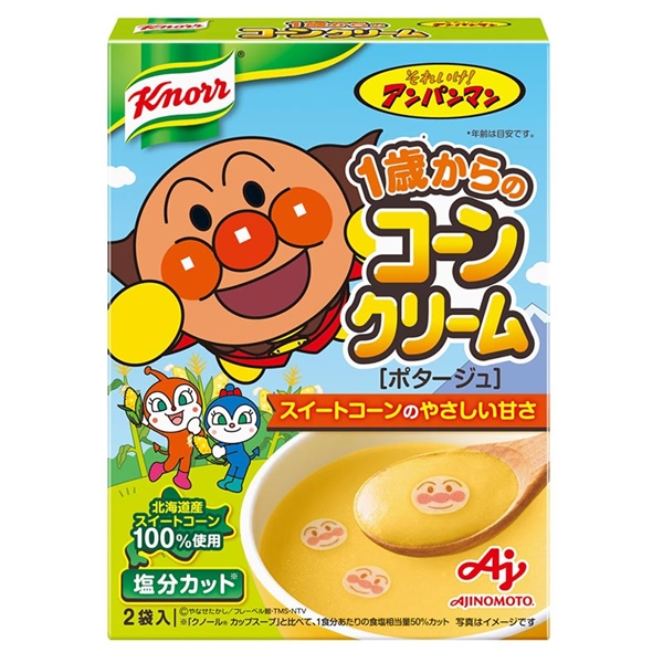 アンパンマン 1歳からのコーンクリーム 2袋入