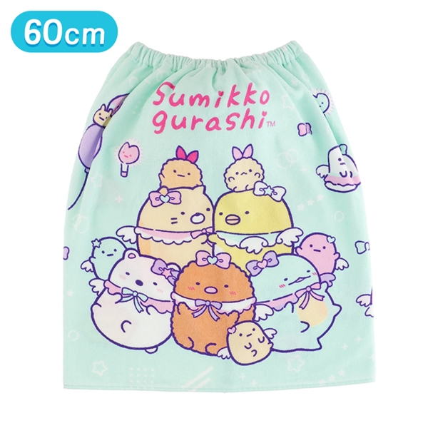 巻きタオル すみっコぐらしめざせアイドル 60cm丈