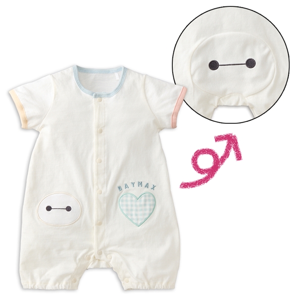 半袖　プレオール　おしりディズニー　ベイマックス　オフホワイト オフホワイト 60cm