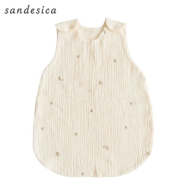 [50～70cm]4重ガーゼライトスリーパー クラウドスター クリーム ５０～７０