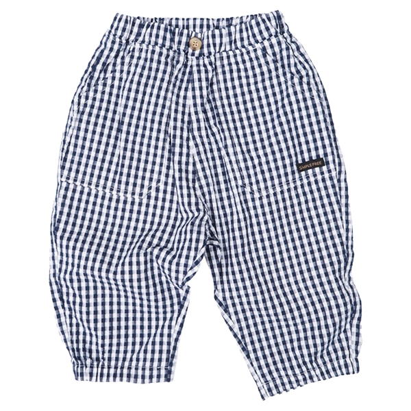 [キッズ]７分丈パンツ　サッカー　ネイビー ネイビー 100cm