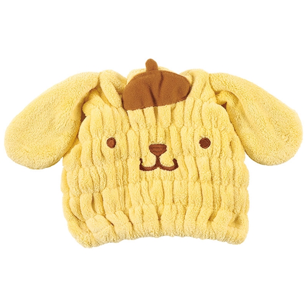吸水速乾タオルキャップ ポムポムプリン