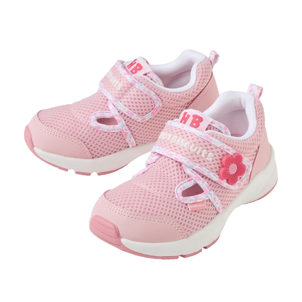 [16.0～18.0cm] キッズシューズ ピンク[ミキハウス　ホットビスケッツ] ピンク 16cm