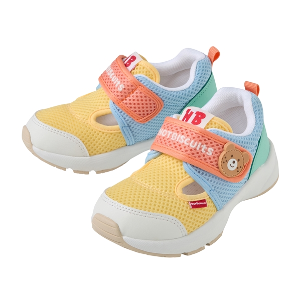 [16.0～18.0cm] キッズシューズ イエロー[ミキハウス　ホットビスケッツ] イエロー 16cm