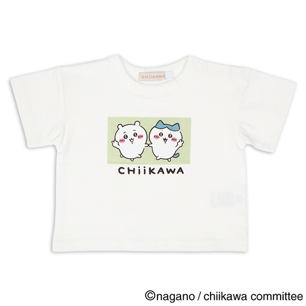 【アニメちいかわ】[ベビー]ちいかわ　半袖Tシャツ　オフホワイト オフホワイト 80cm