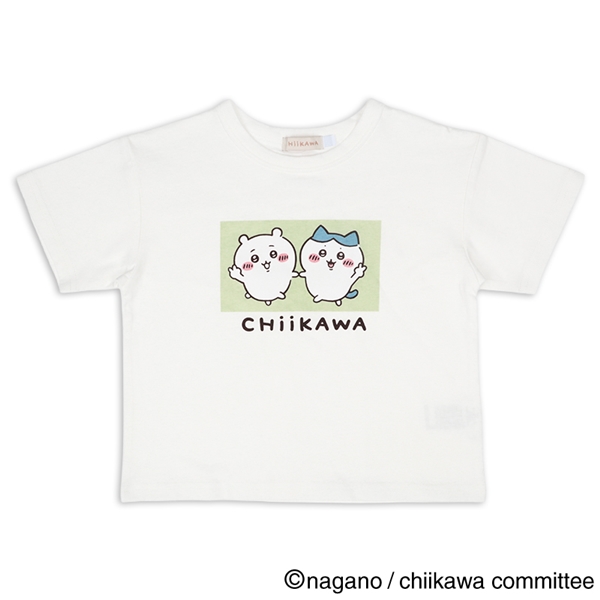 【アニメちいかわ】[キッズ]ちいかわ　半袖Tシャツ　オフホワイト オフホワイト 100cm