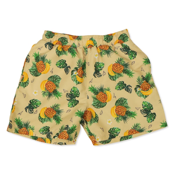 [キッズ]サーフショーツ パイナップルバナナ ブラウン 100cm
