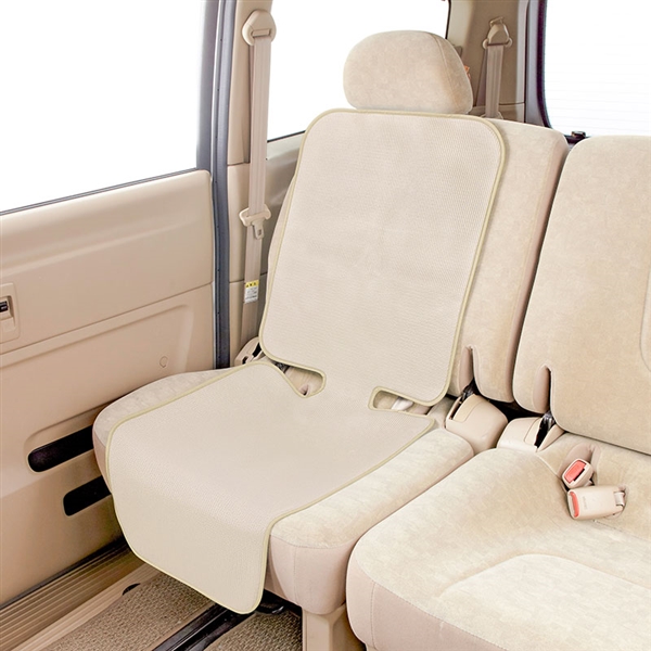 チャイルドシートマット ラテ ベージュ