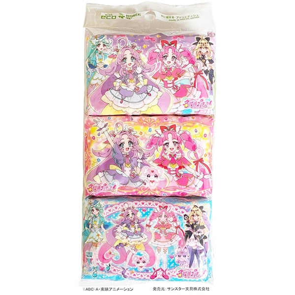 6P ティッシュ 名探偵プリキュア