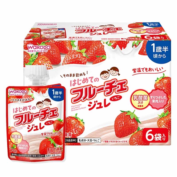 はじめてのフルーチェ ジュレ いちご 6袋