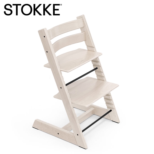 ストッケ トリップトラップチェア ホワイトウォッシュ ハイチェア オフホワイト