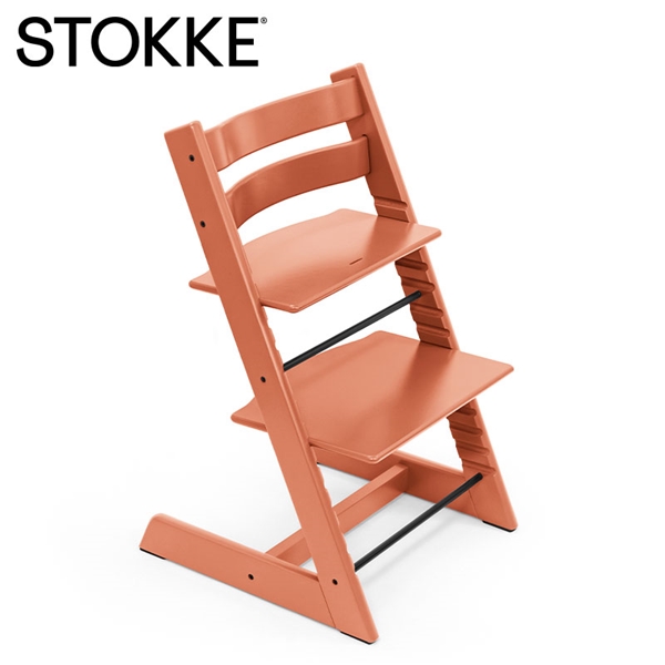 【お取り寄せ】ストッケ トリップトラップチェア テラコッタ ハイチェア オレンジ