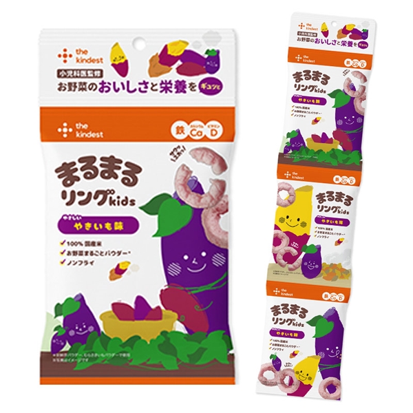 [吊り下げ菓子]まるまるリングkids やきいも味