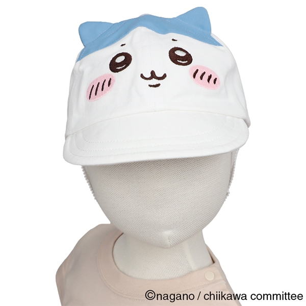 【アニメちいかわ】[48~54cm]キャップ　ハチワレ ブルー 48~50cm