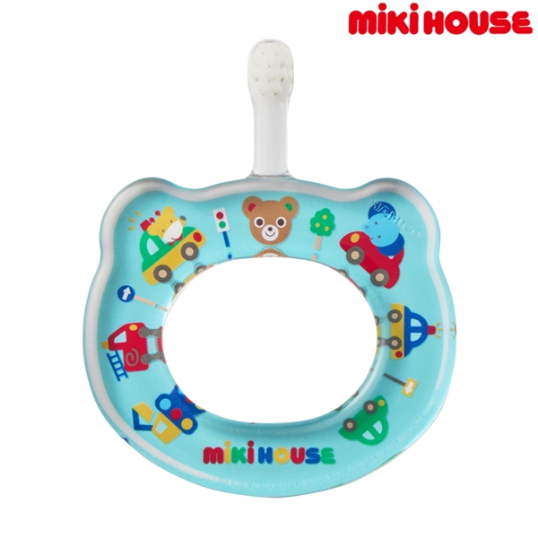 ベビーハブラシ HAMICO ブルー 「ミキハウス」 5ヵ月~