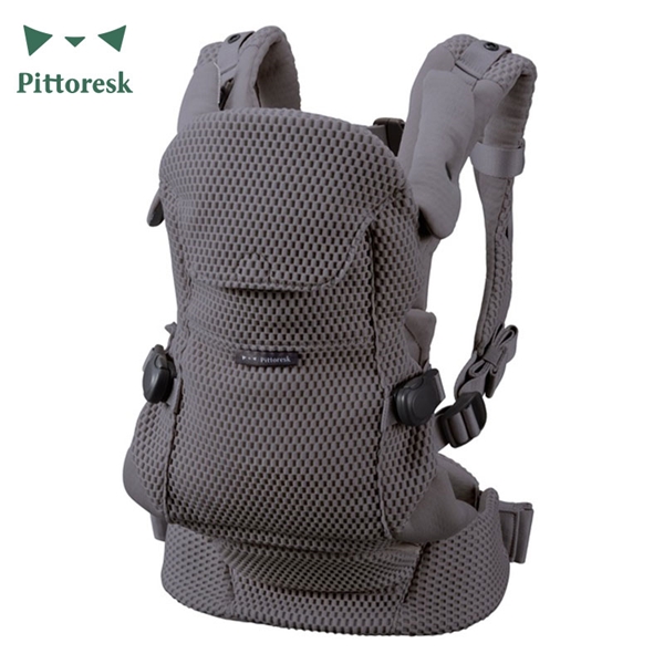 【5/29発売】BABY CARRIER ON  Pittoresk（ピトレスク） ダークグレー 抱っこ紐 入荷案内受付中 チャコールグレー