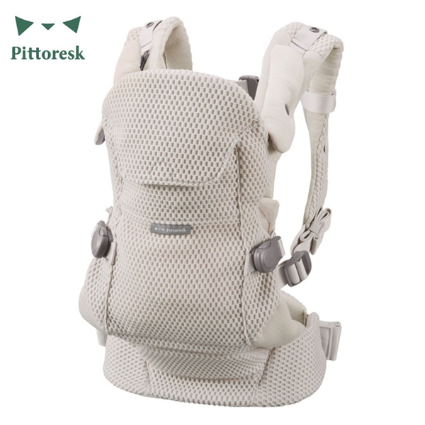 【5/29発売】BABY CARRIER ON  Pittoresk（ピトレスク） グレージュ 抱っこ紐 入荷案内受付中 ベージュ