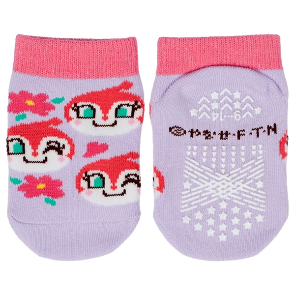 [ベビー]アンパンマン　ベビーソックス　ギッシリガラ　ピンク ピンク 9~14cm